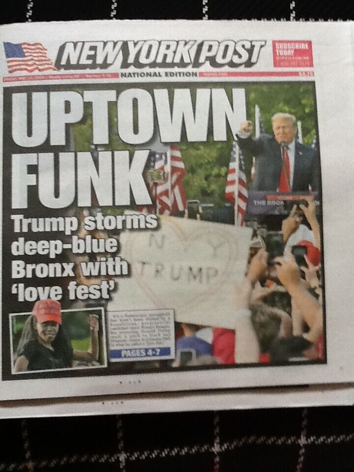New York Post, Trump Uptown Funk May24/2024 New