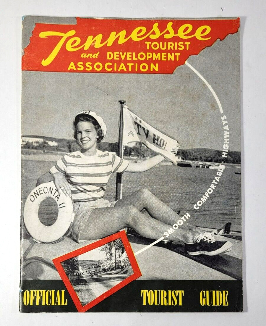 Tennessee Official Tourist Guide Vintage 1950s 48 Pages of Info Ads & Memories