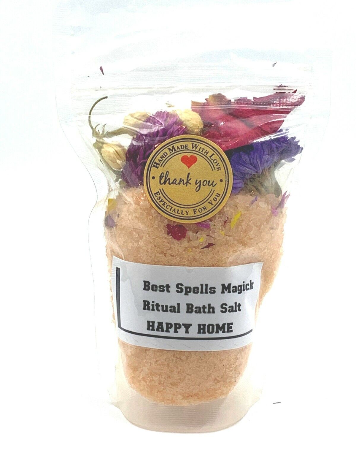 HAPPY HOME Ritual Spiritual Bath Salt by Best Spells /Handmade