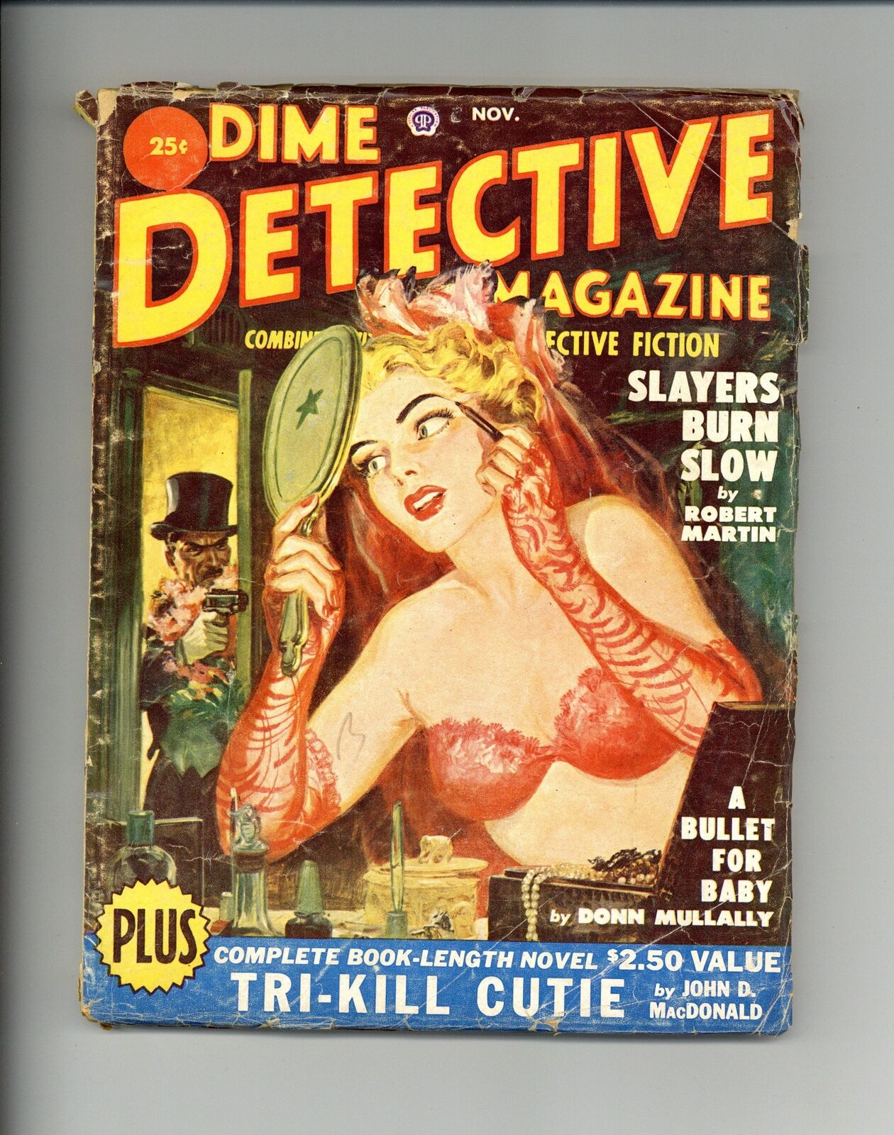 Dime Detective Magazine Pulp Nov 1950 Vol. 64 #3 GD/VG 3.0