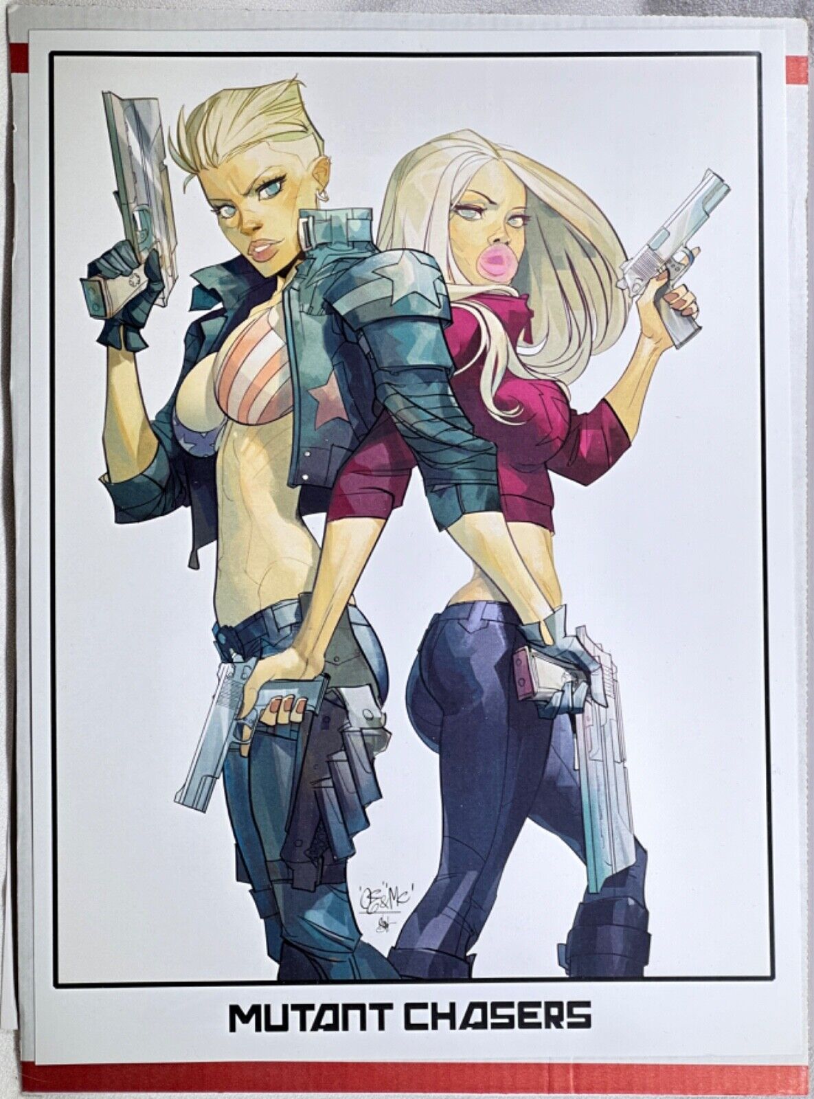 MUTANT CHASERS Willow and Chelsea 11 Inch Tall Print — Otto Schmidt - Be Amazed