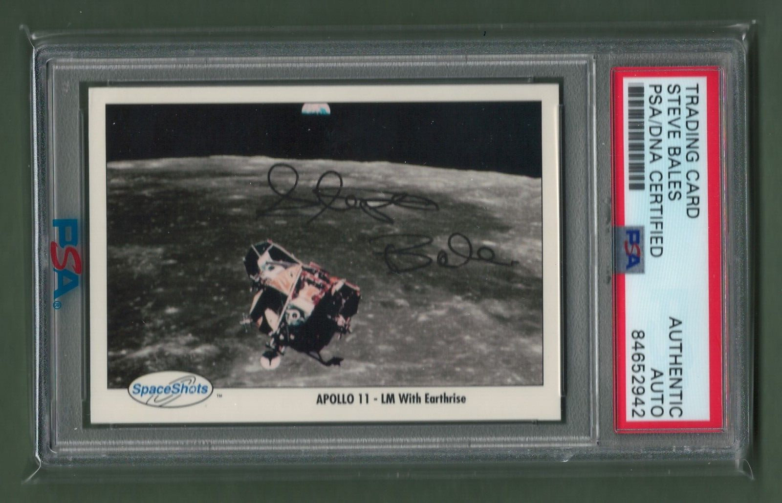 Steve Bales Autographed Signed 1990 NASA Spaceshots Card PSA/DNA Certified