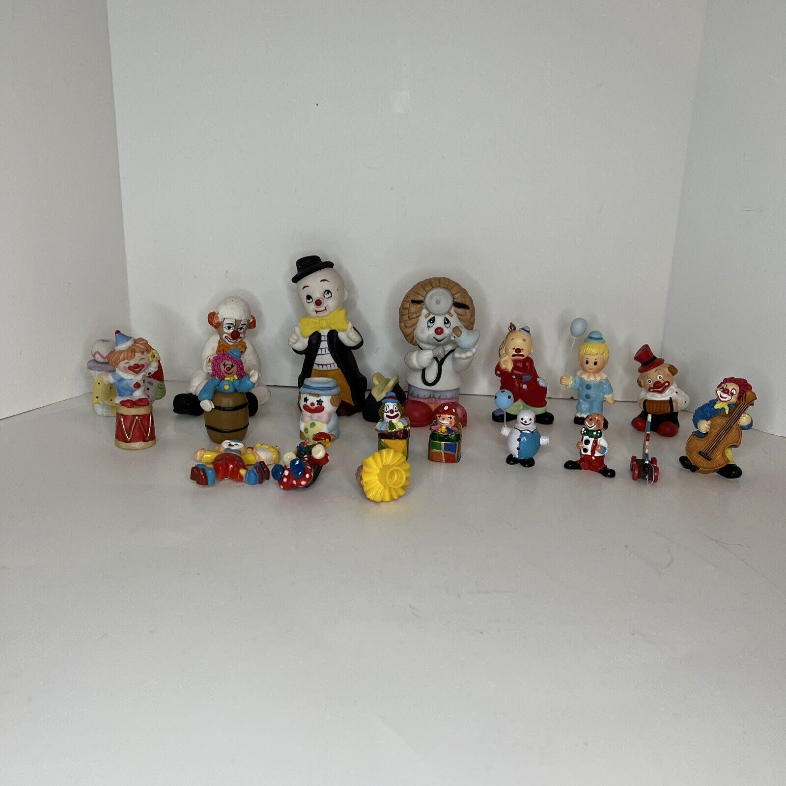 Vintage Clown Figurine Lot