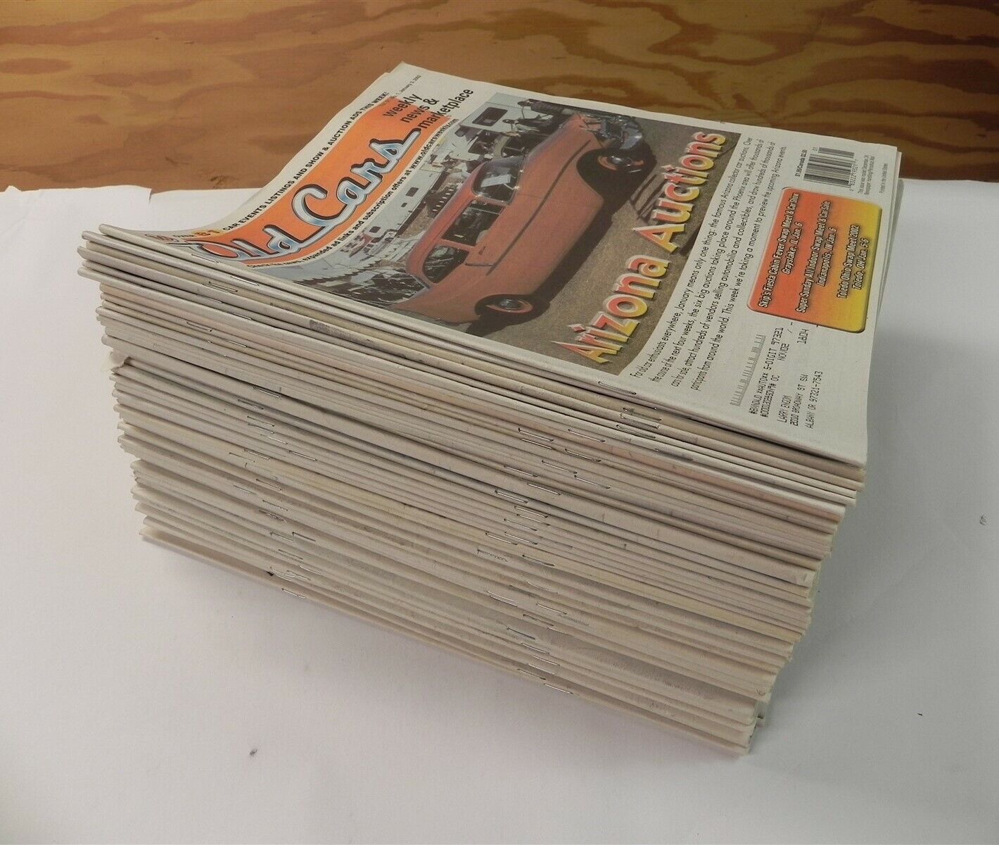 OLD CARS WEEKLY NEWSPAPER | 2002 *COMPLETE YEAR* -IN GOOD CONDITION- 