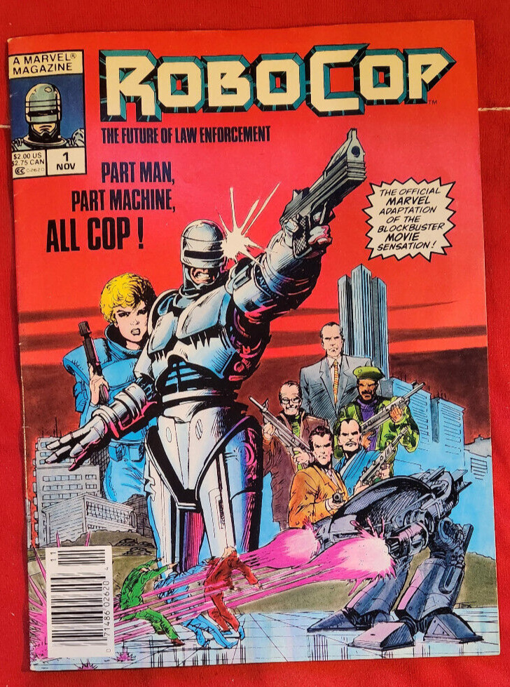 Marvel Comics Magazine RoboCop #1 1987