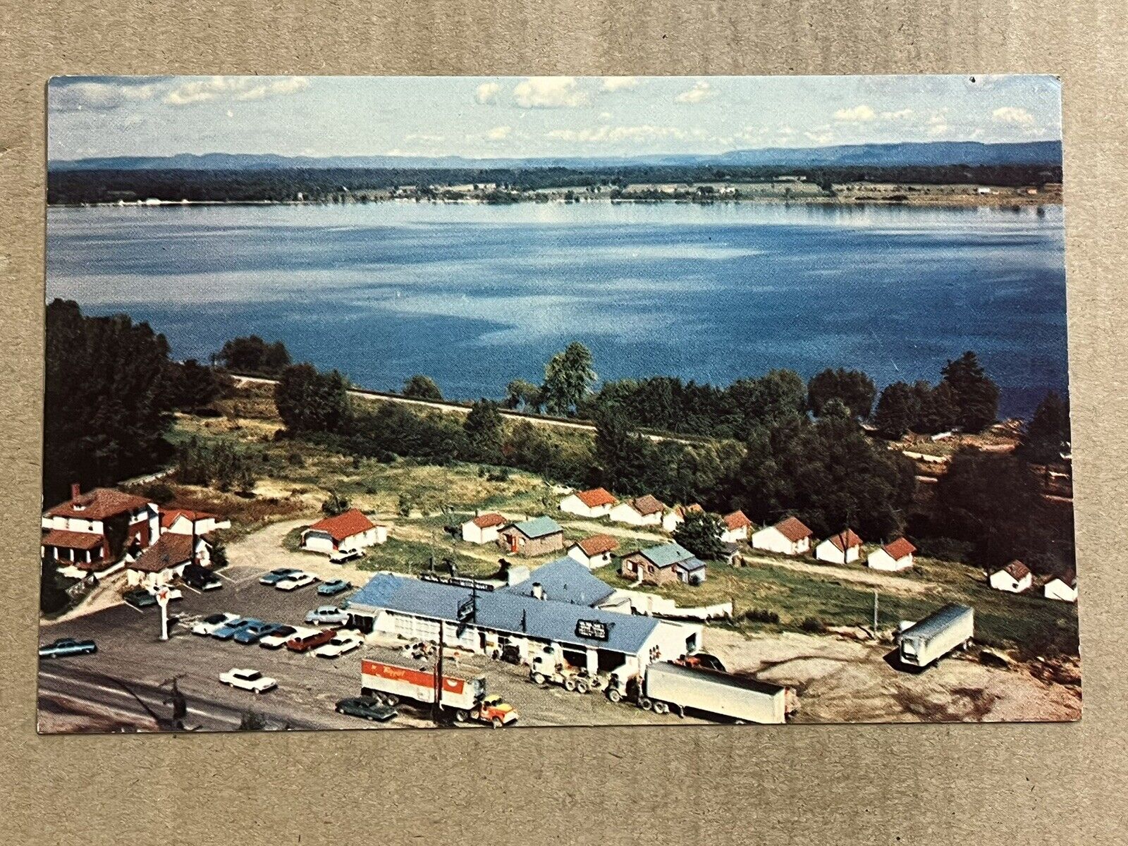 Postcard Pembroke Ontario Nicholson\'s Town Country Restaurant Service Station