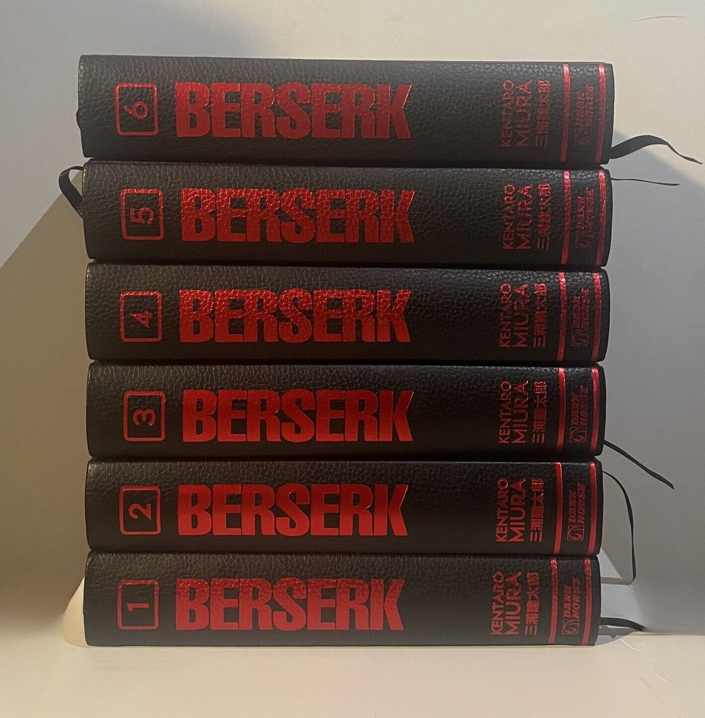 Berserk 1-6 Hardcover Deluxe Edition Set English Manga 18 Volumes