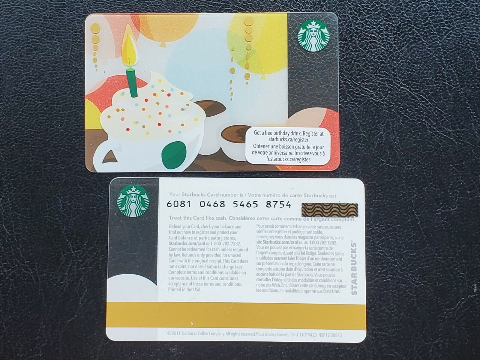 YOU PICK: Canada CA Starbucks Cards 2011 2012 2013 2014 2015 2016 2017 2018 card