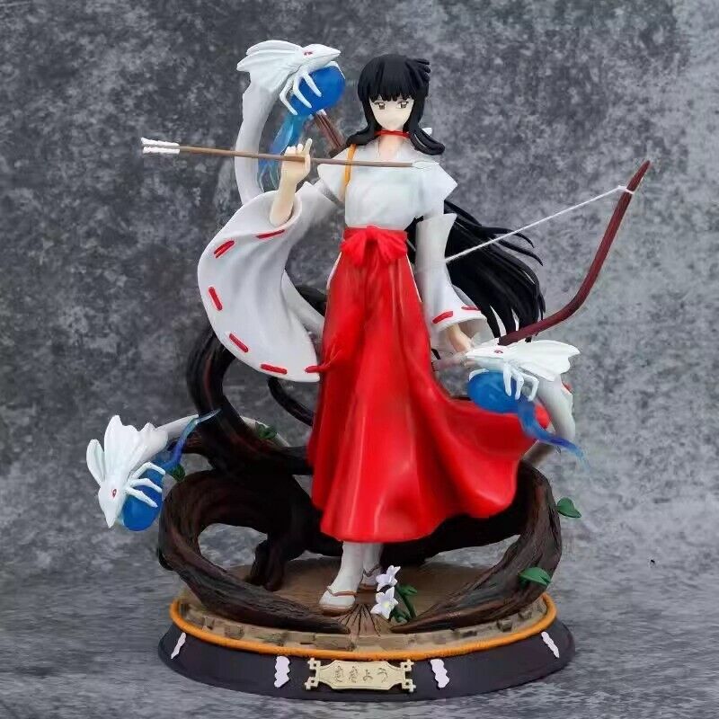 Anime Inuyasha いぬやしゃ Kikyo Kikyō PVC Figure Statues Model Scene Cool Toys Gift 