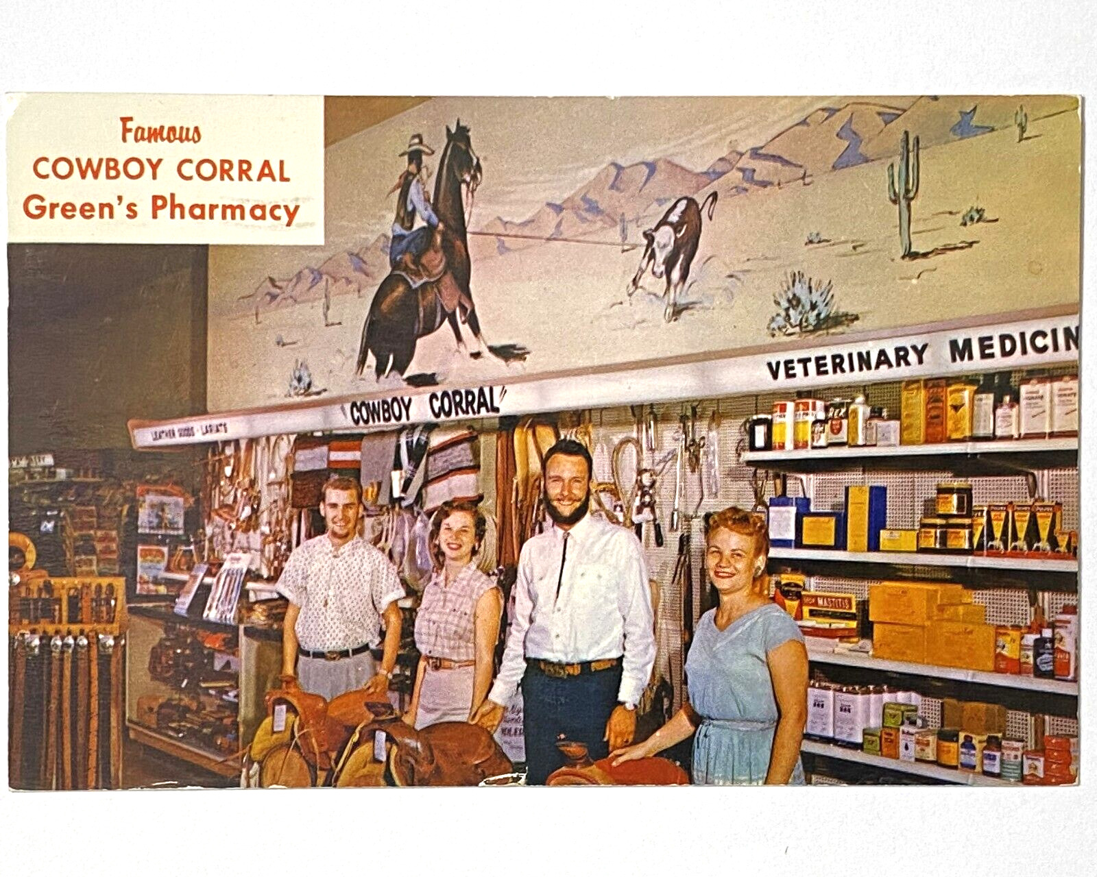 1961 Vintage Greens Pharmacy Garberville \