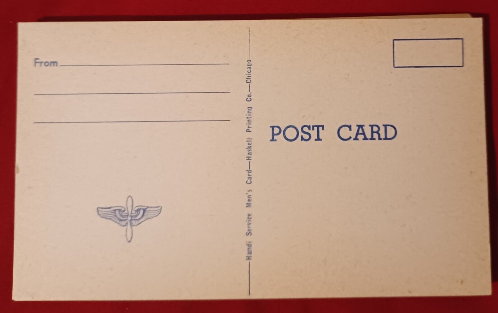 Lot of 7 RARE Handi Service Men\'s Card Postcards Blank Unposted US AIR FORCE