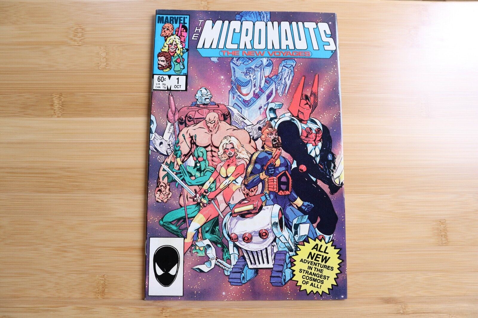 The Micronauts New Voyages #1 Comic Book Direct Comics Marvel VF/NM - 1984