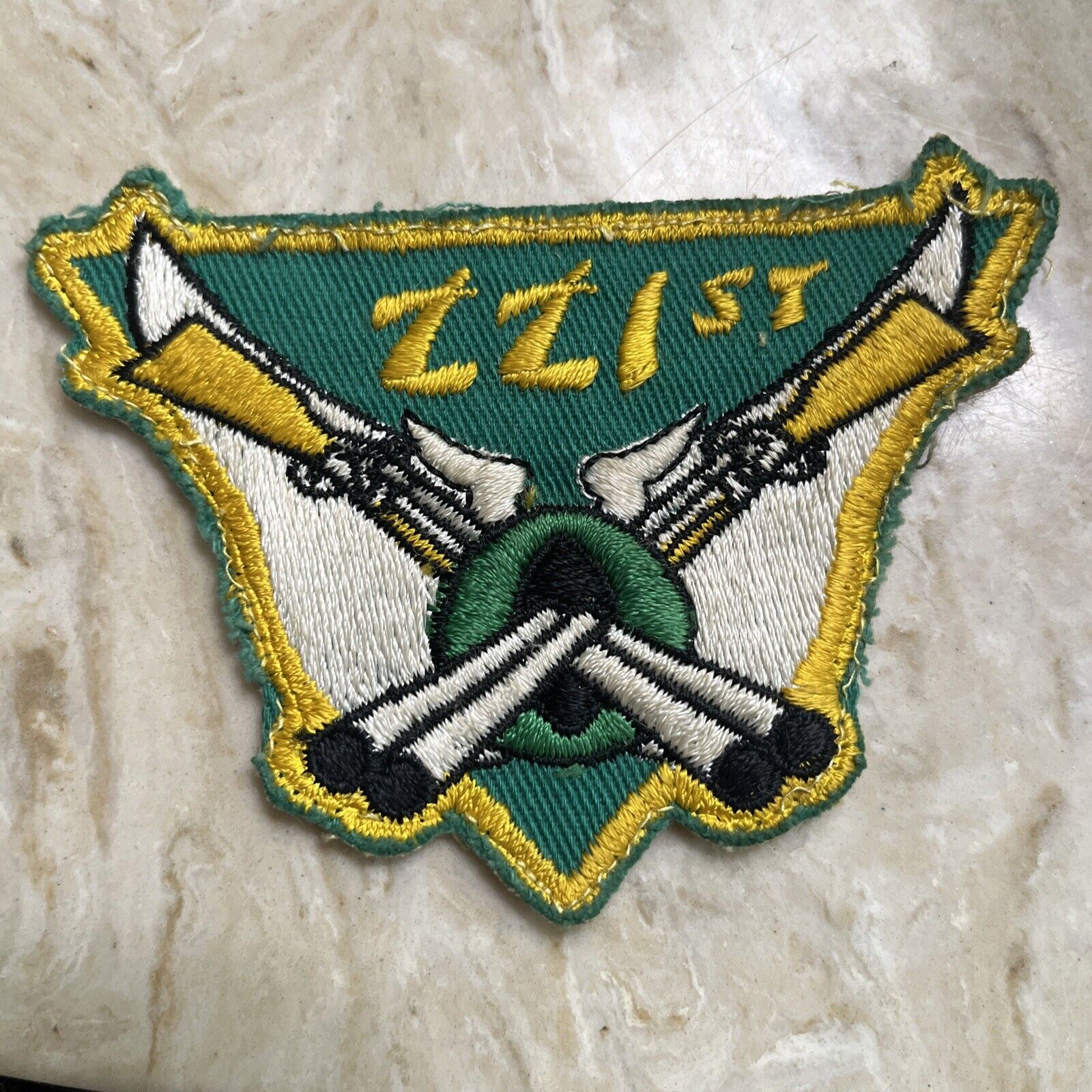 Guaranteed Original Vietnam War 221st Aviation Avn Co Twill Helicopter Patch