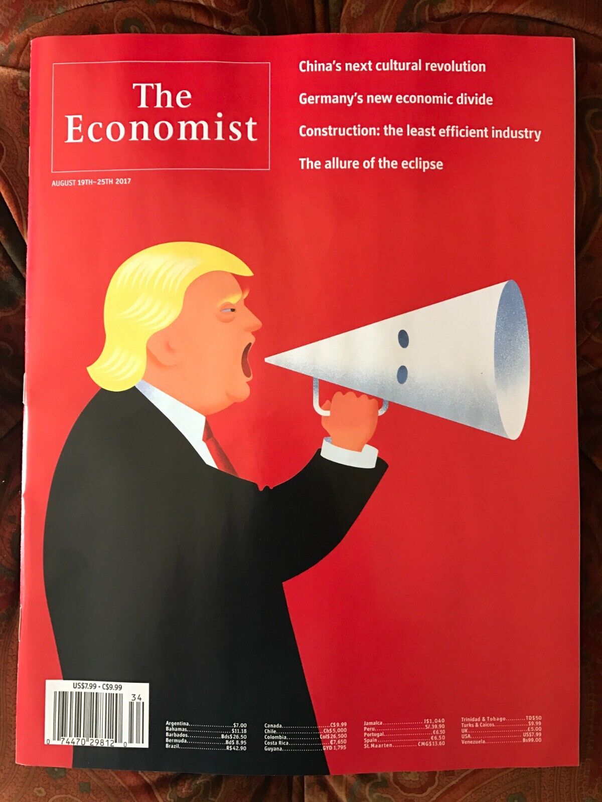 THE Economist MAGAZINE August 2017 Trump MAGAZINE