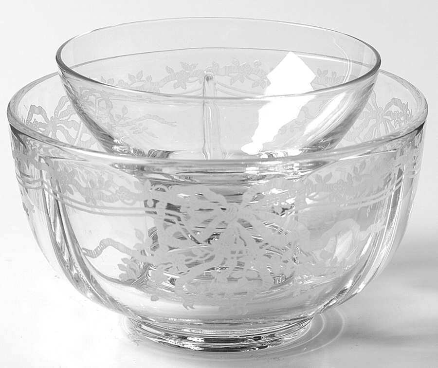 Fostoria June Clear Ice Dish with Fruit Cocktail 2633667