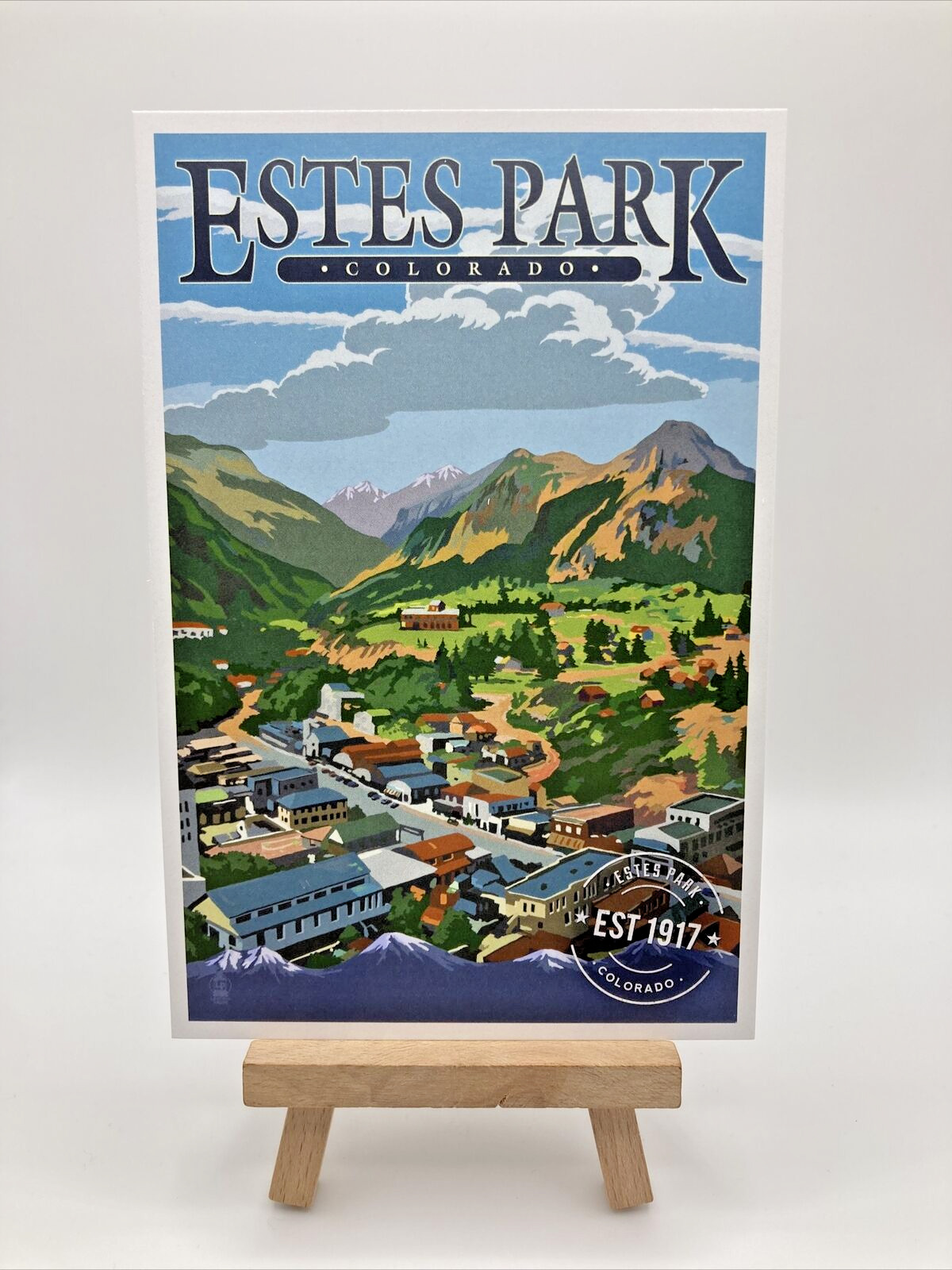 Estes Park, Colorado  Lantern Press Postcard (E328)