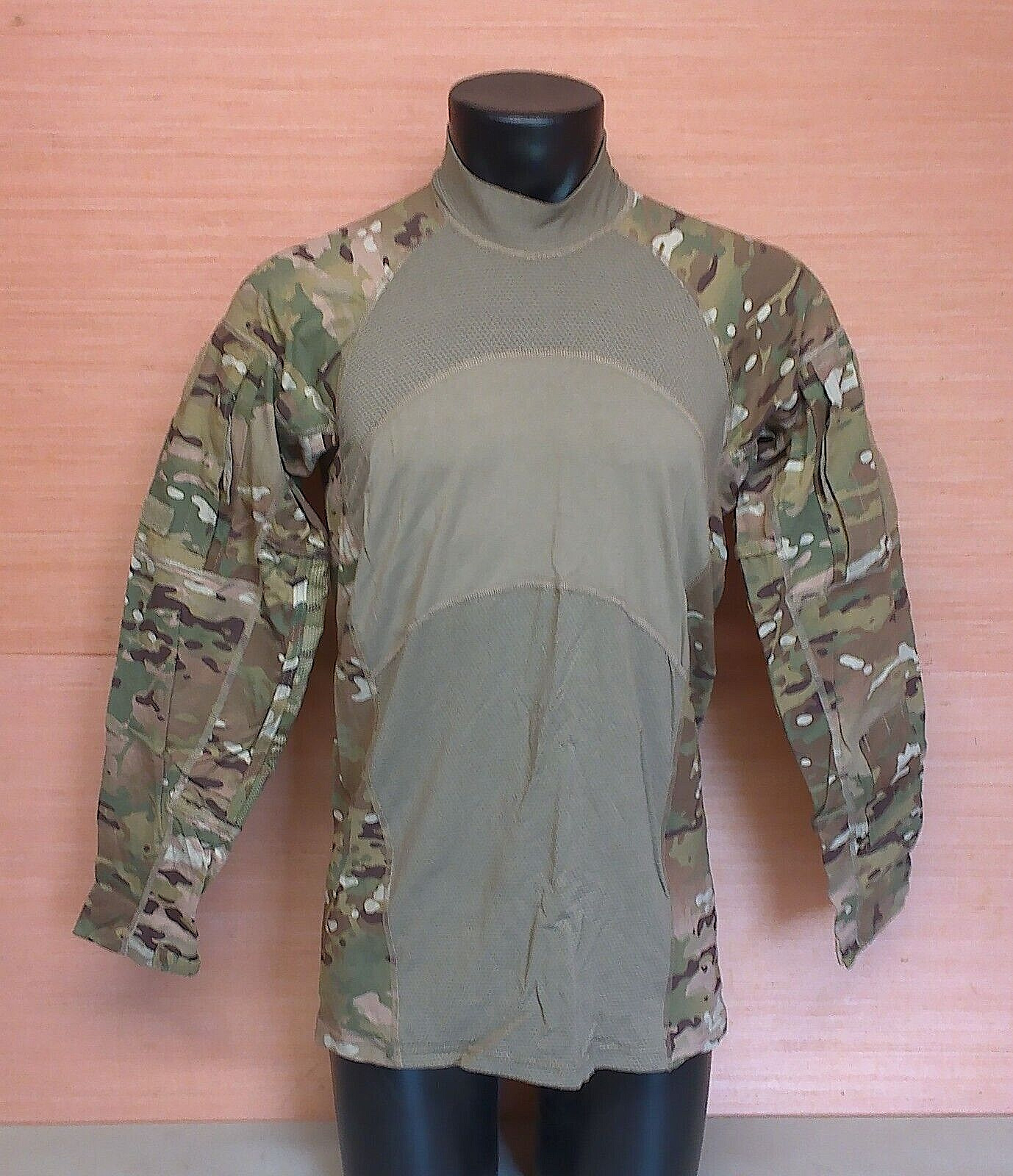 US Military Issue Multicam OCP Camo Flame Resistant Army Combat Shirt ACS Medium