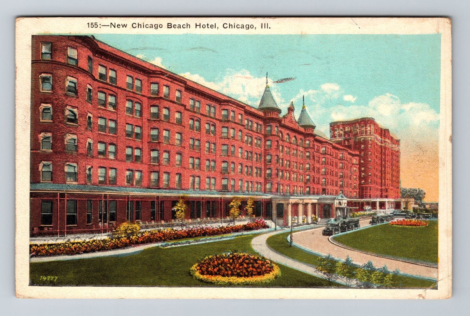 Chicago IL-Illinois, New Chicago Beach Hotel, Vintage Postcard