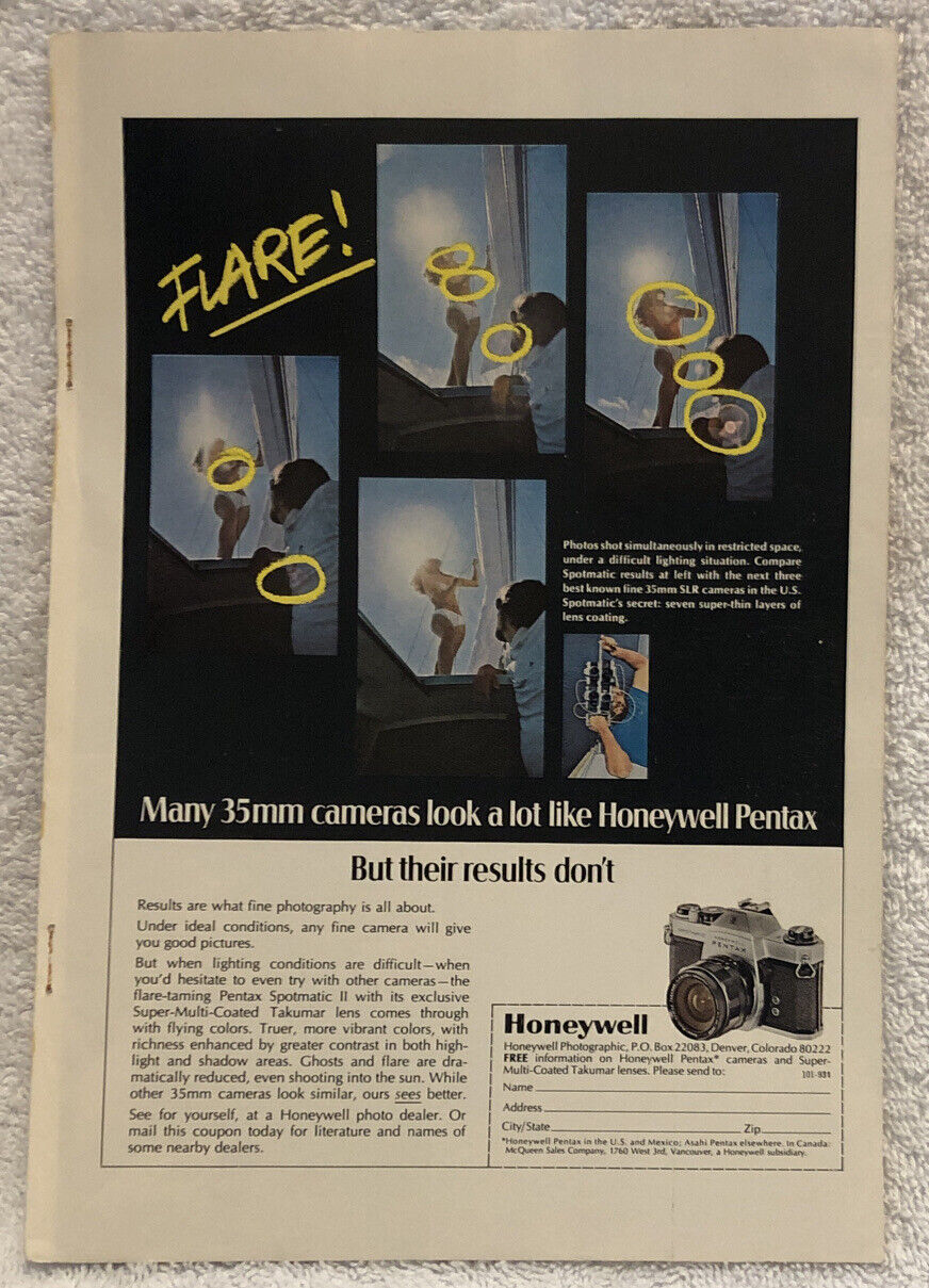 Vintage 1972 Honeywell Original Print Ad - Full Page - Their Results Don’t