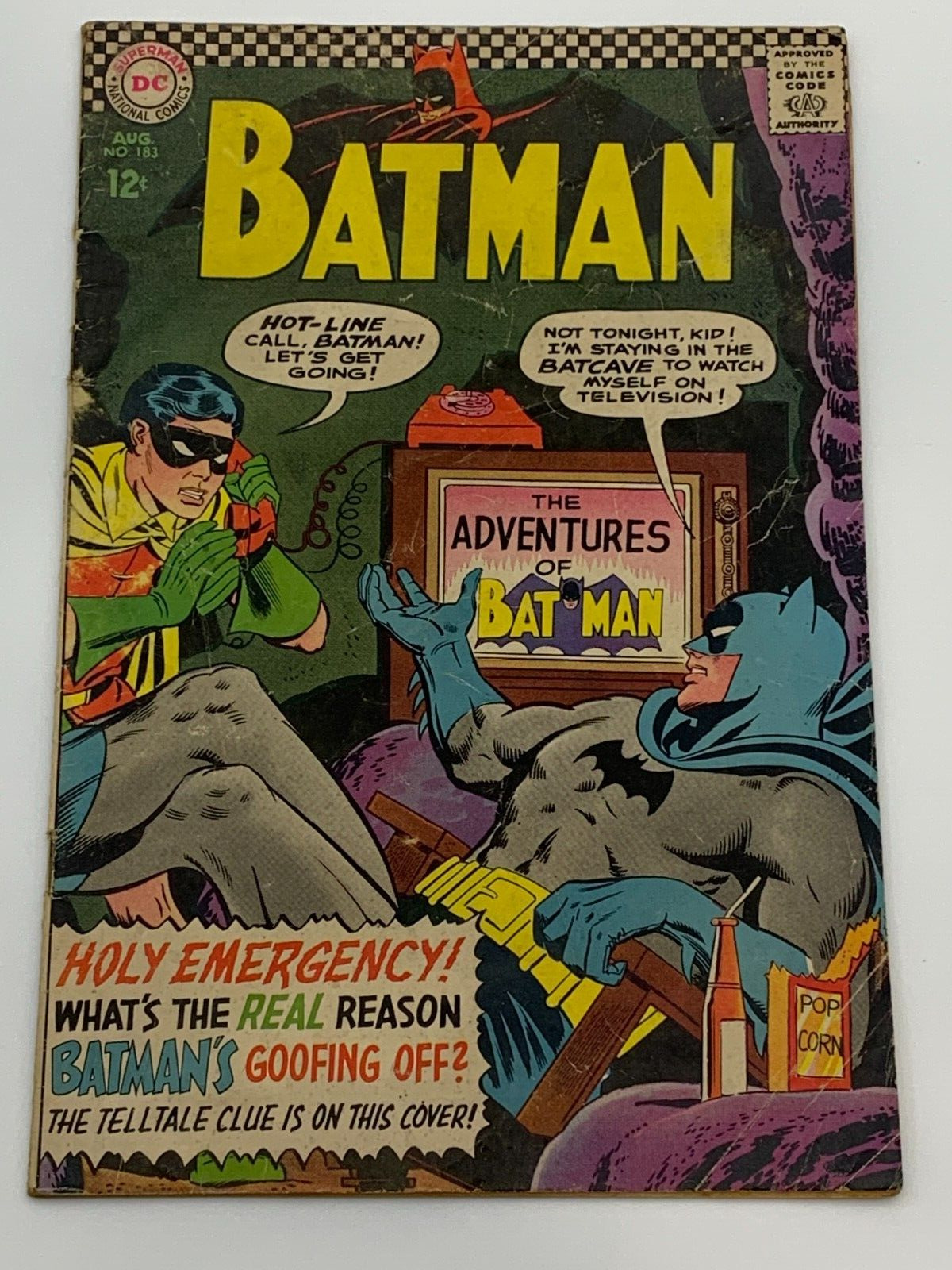 Batman #183 Comic Book 1966 - 2nd App Poison Ivy - DC Comics