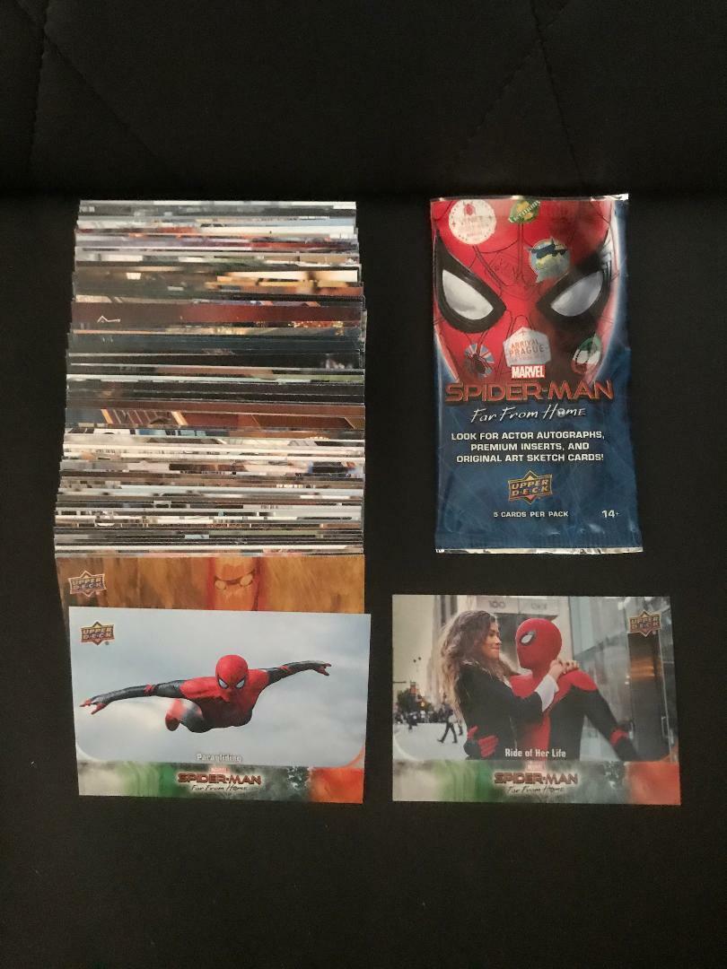 SPIDER-MAN FAR FROM HOME SET OF 100 CARDS