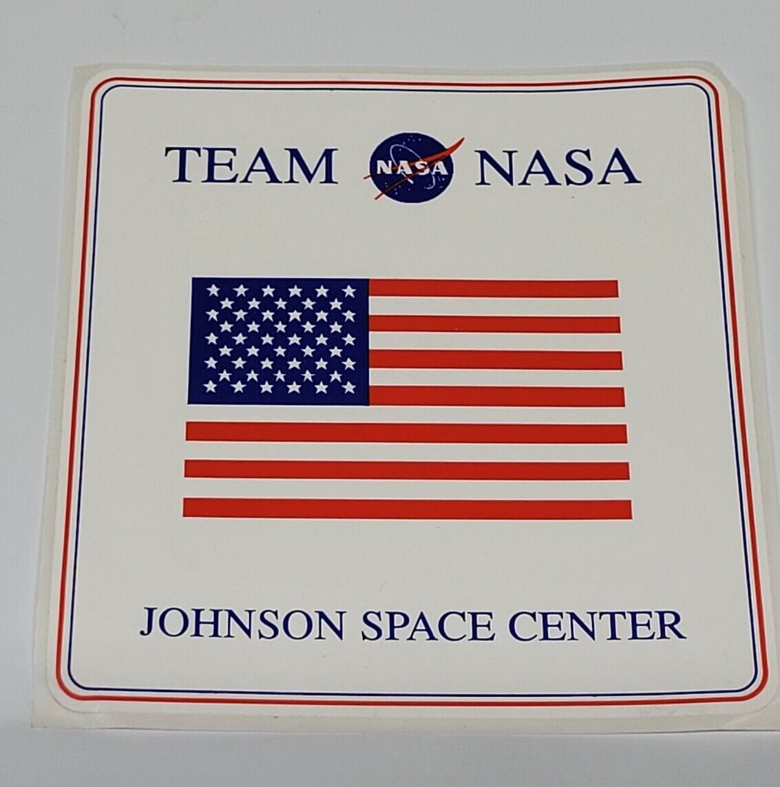 TEAM NASA-JSC JOHNSON SPACE CENTER DECAL