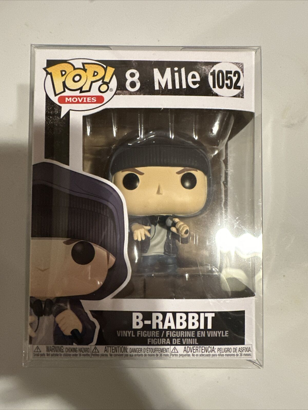 Funko Pop Movies 8 Mile B Rabbit #1052 Rare Vaulted With Protector