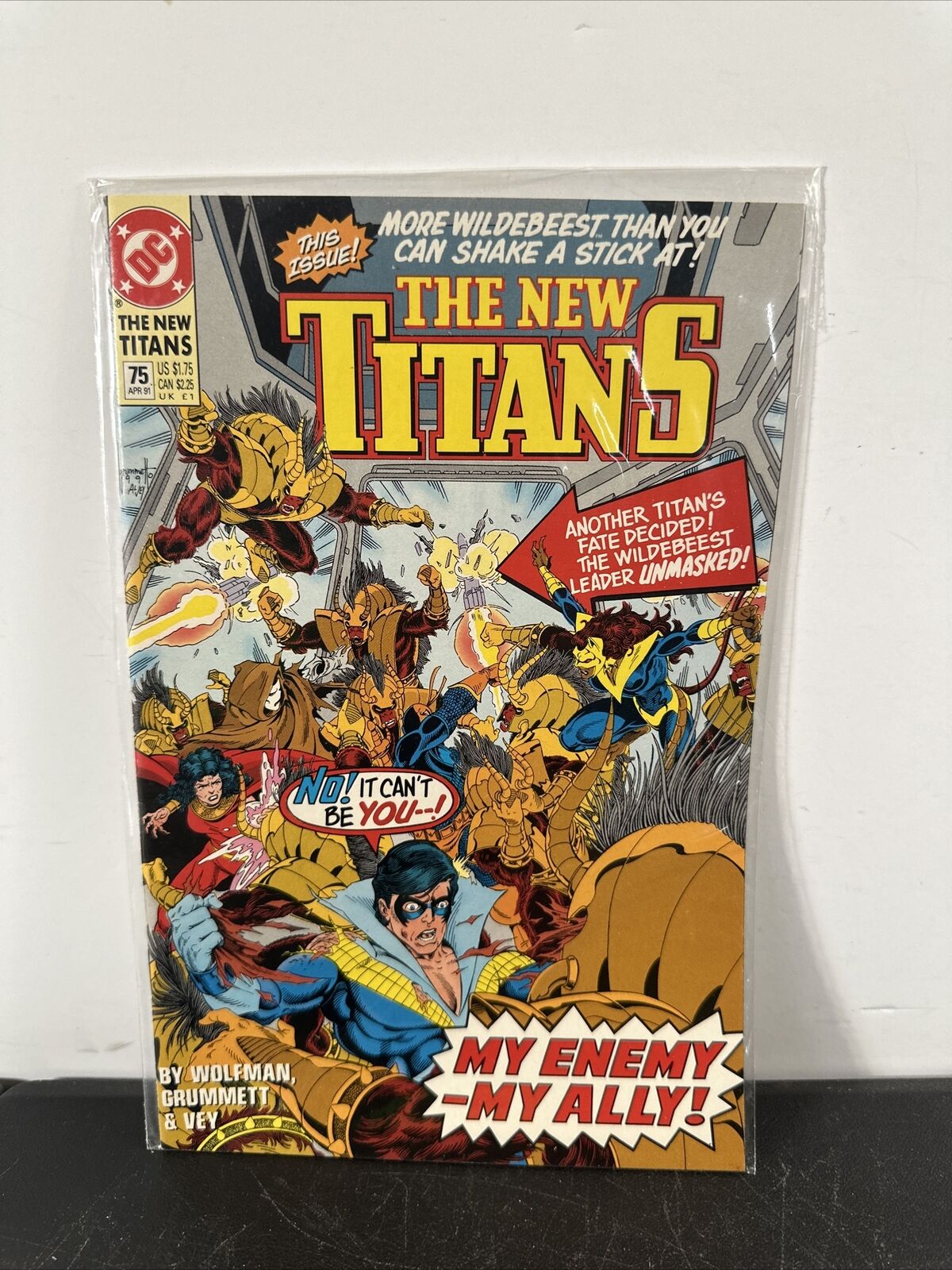 Vintage DC Comics #75 April 1991 The New Titans Comic Book