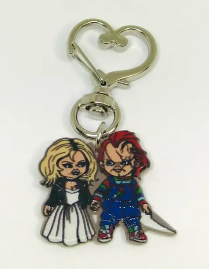 Chucky and Tiffany Keychain