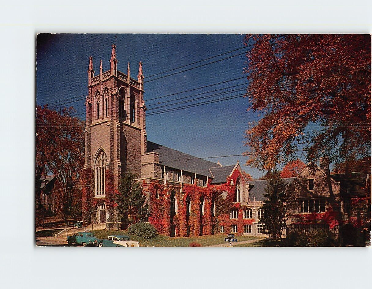 Postcard First Methodist Church Oneonta USA