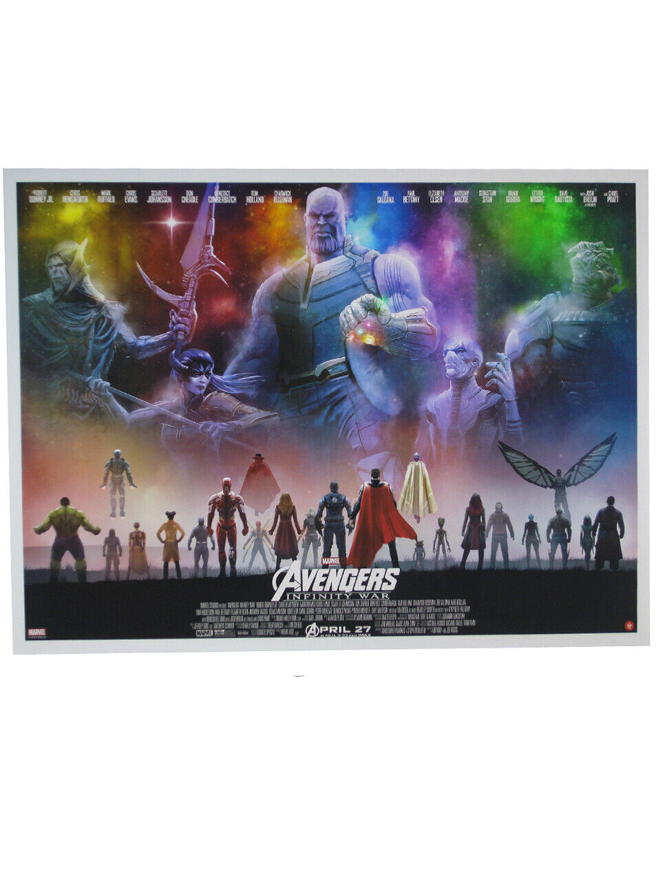 Avengers Infinity War Andy Fairhurst Giclee Print Grey Matter Art Proof Marvel