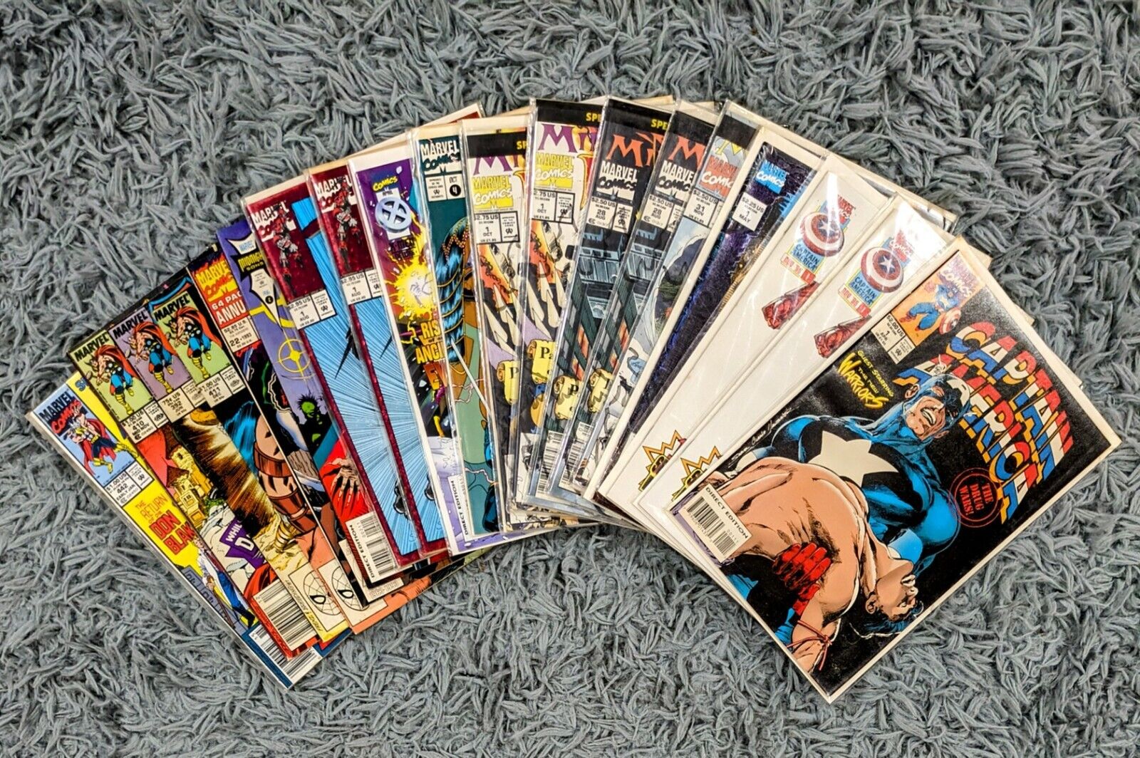 Lot of 19 Marvel Comics Assorted Comic Books- Ghost Rider, Cable, Thor, etc.
