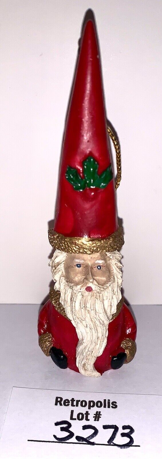 Santa Claus Tall Hat Christmas Ornament