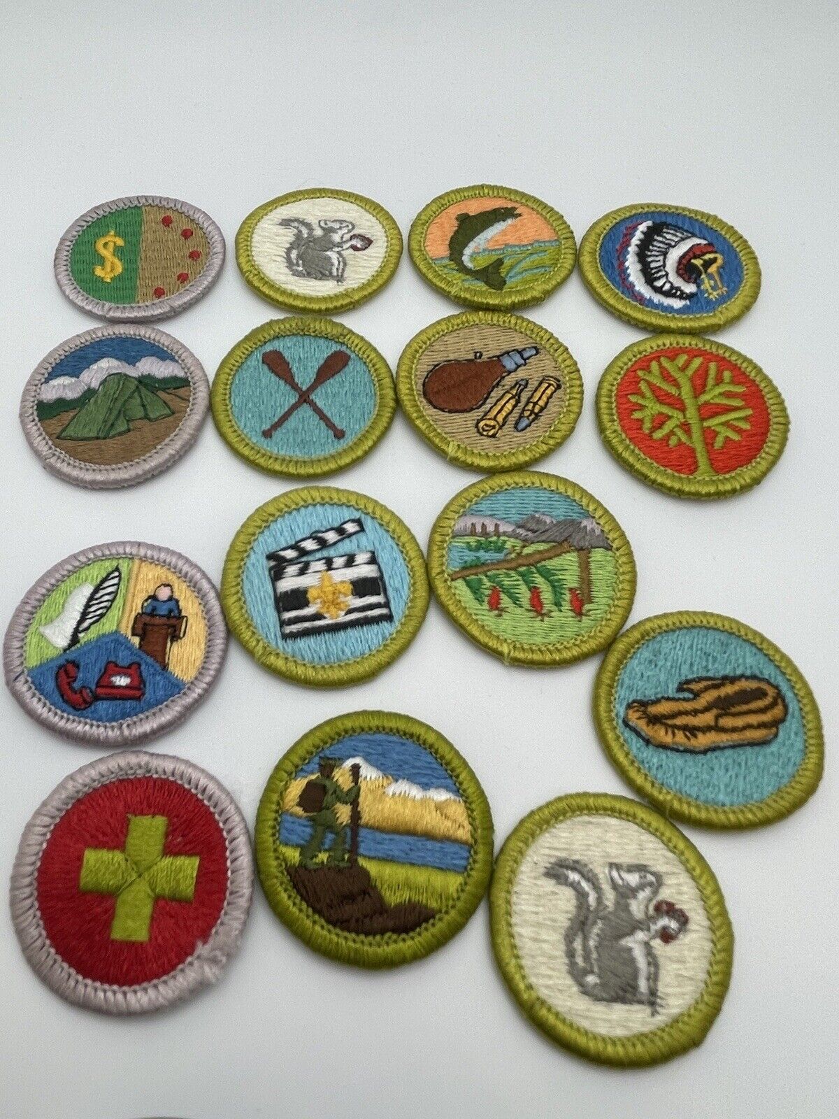 Vintage Boy Scouts BSA Merit Badge Lot Assorted Merit Badges