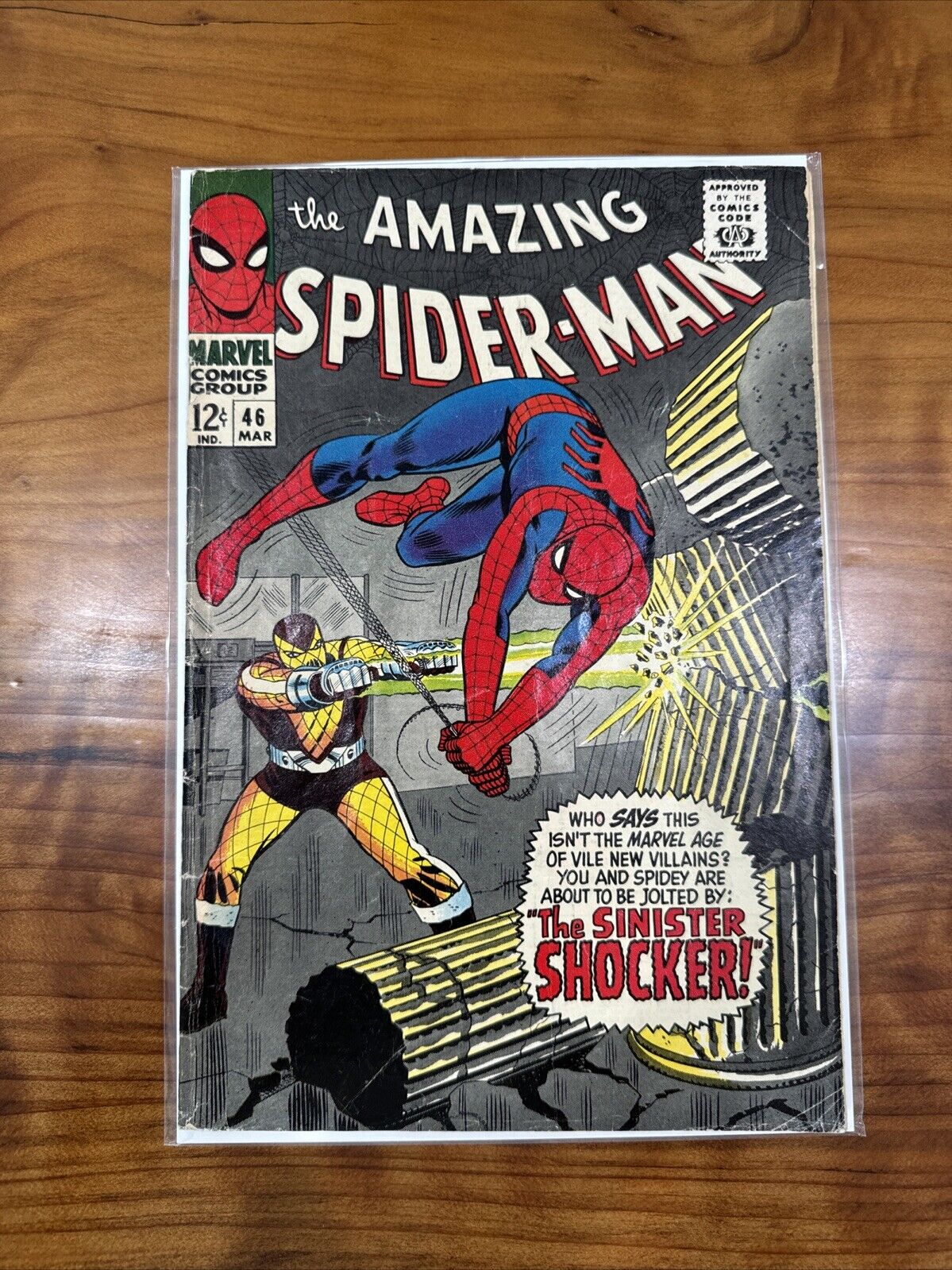 AMAZING SPIDER-MAN #46 - 1st Appearance Shocker 1967 MCU Marvel Silver Age Comic