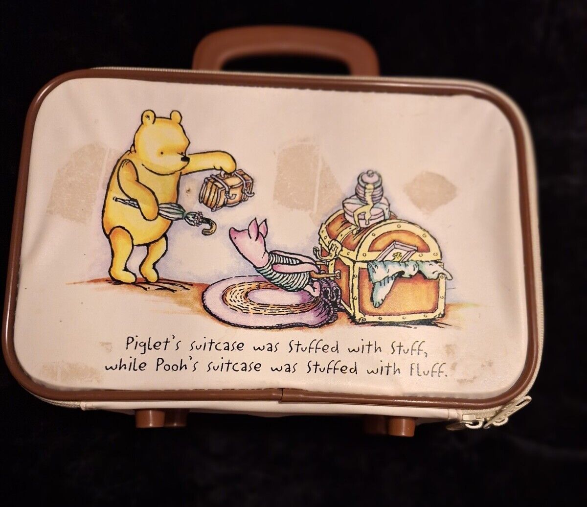 Disney Classic Winnie The Pooh Small Keepsake Suitcase/Tote