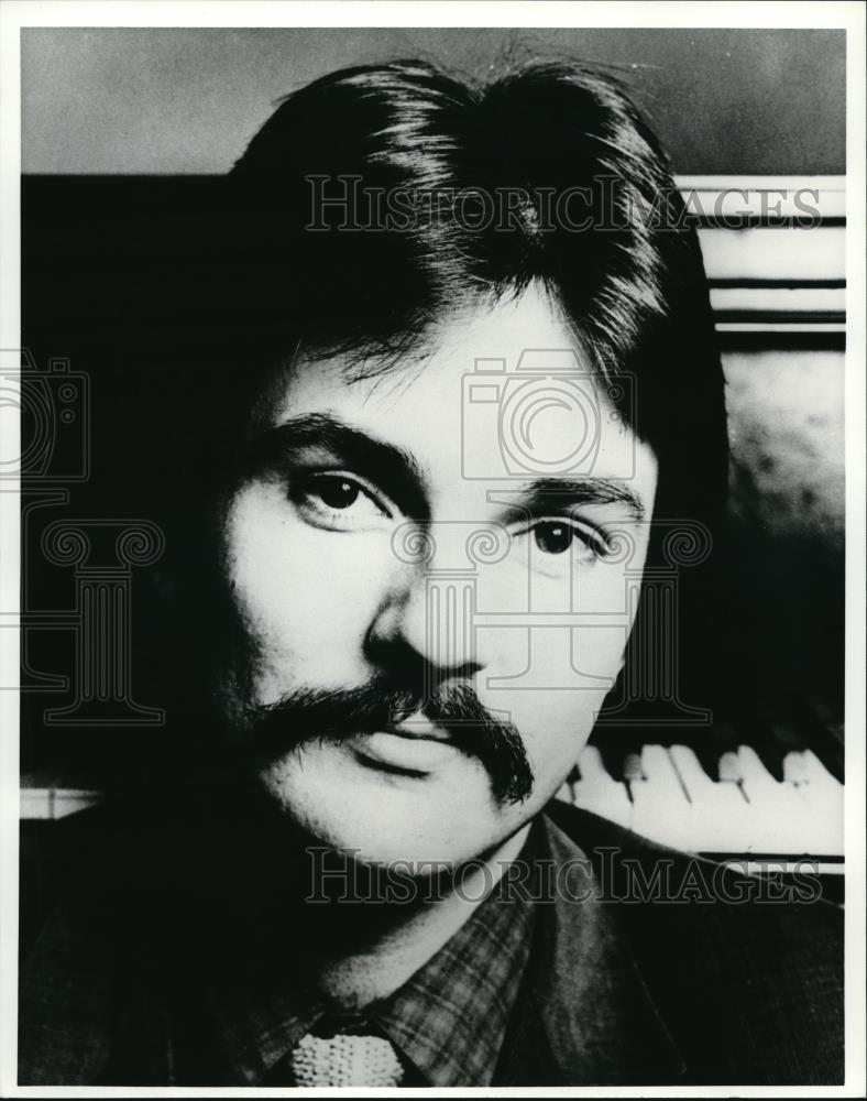 1981 Press Photo Dan Riddle, famous Ohio native pianist