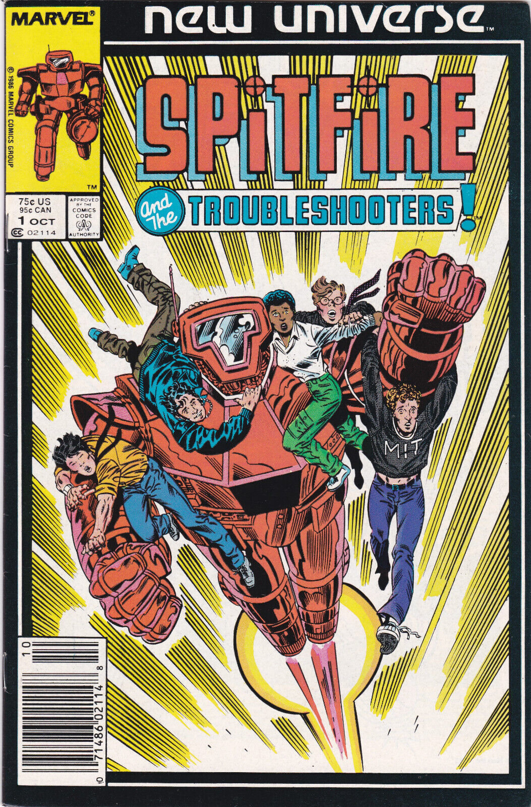 Spitfire Issue 1 Marvel Comic Book BAGGED AND BOARDED, Newsstand