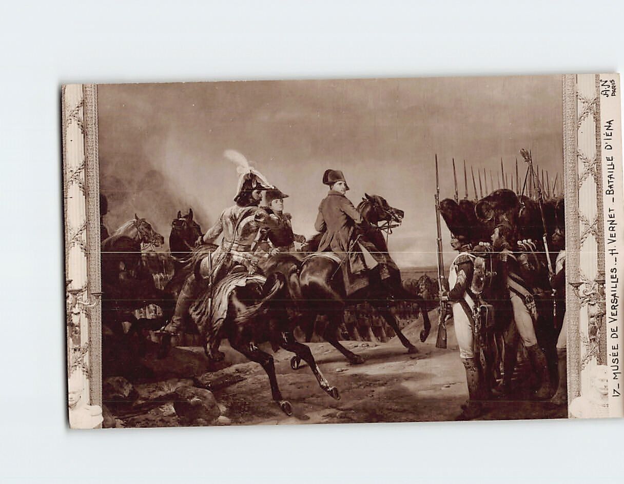 Postcard Bataille d Iéna By H. Vernet Jena Germany
