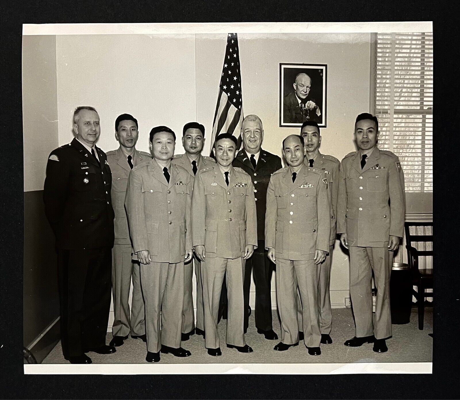 1958 Fort Lawton WA Republic Of China Army Officers US Army VTG Press Photo