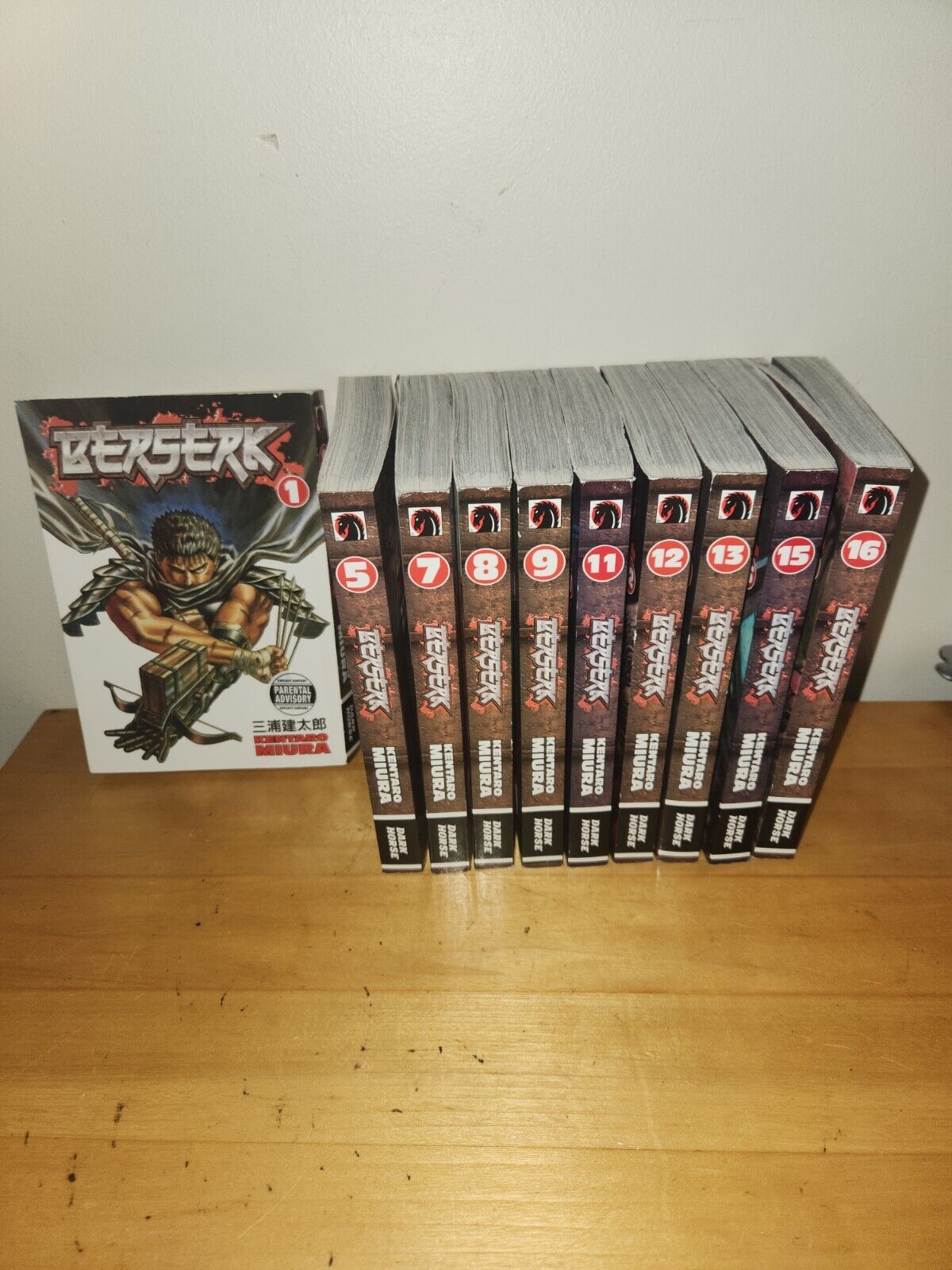 Berserk Manga by Kentaro Miura 10 Volumes Bundle English Version