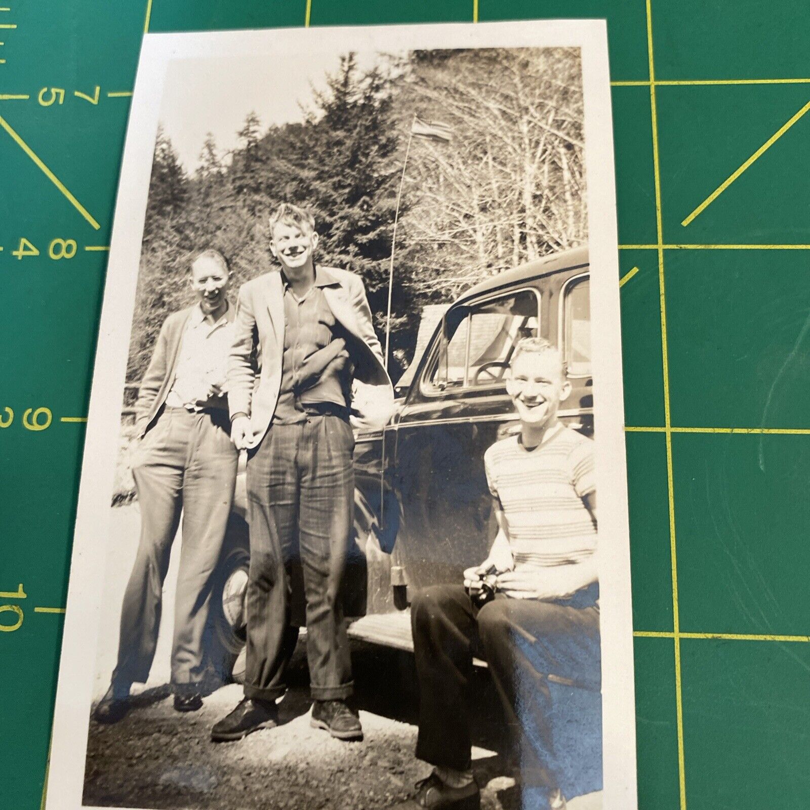 Antique Vintage Photo Chummy Buddies Friends Men Faces Gay Interest
