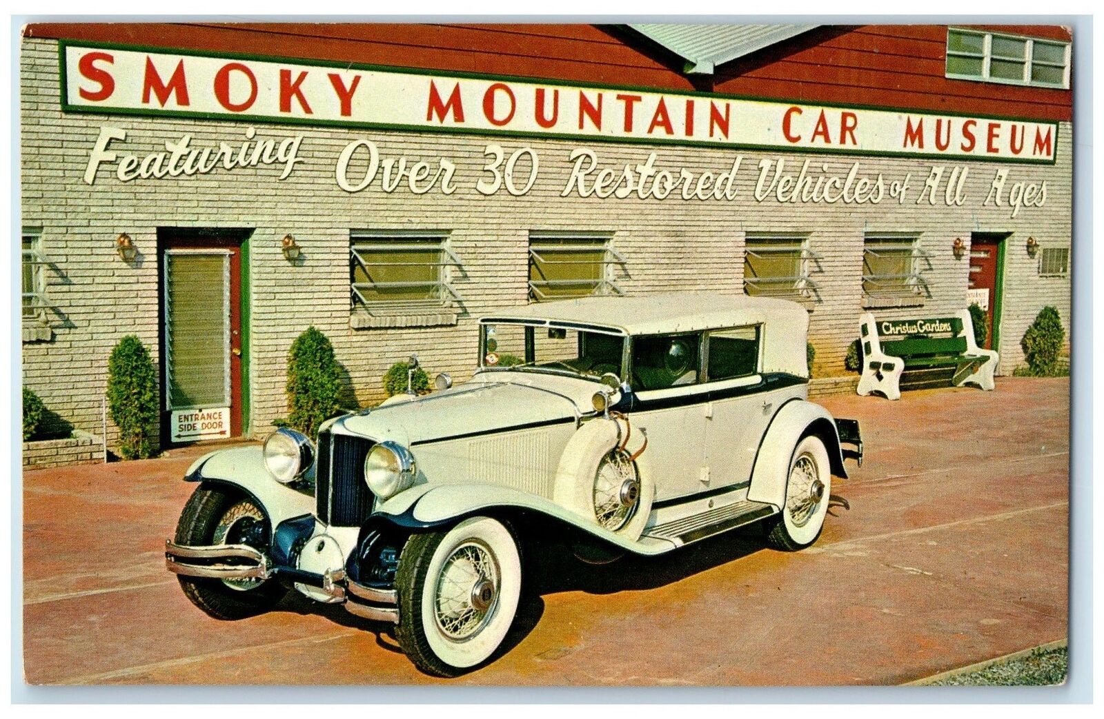 c1950 1930 Cord L-29  Smoky Display Mountain Car Museum Pigeon Forge TN Postcard