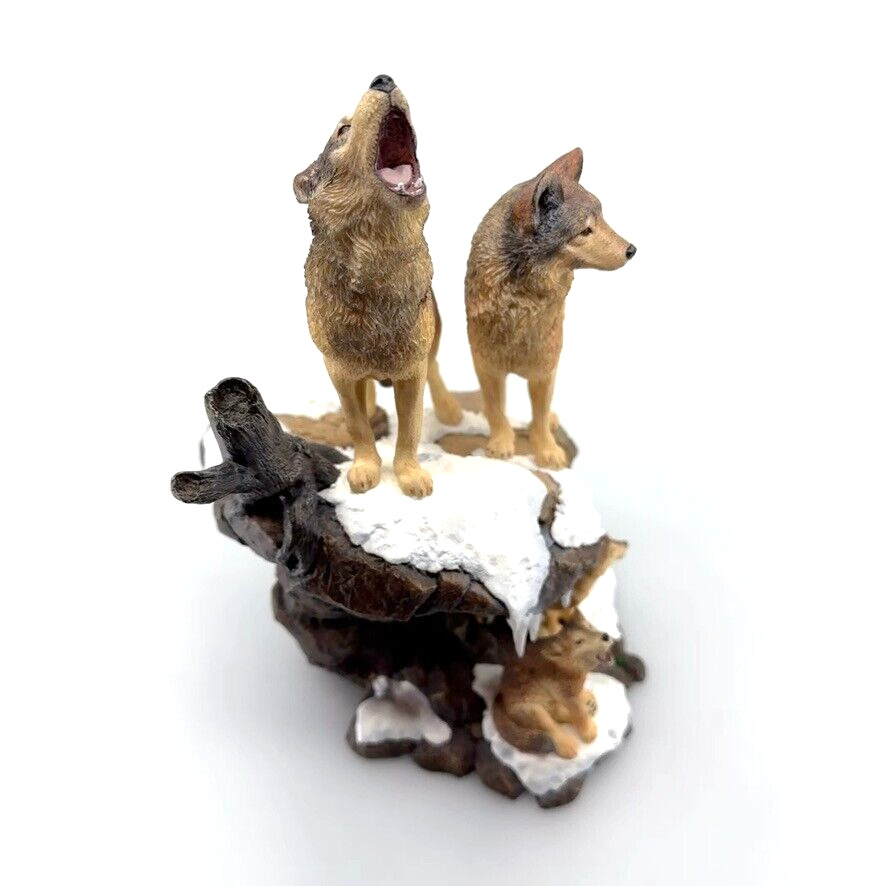Danbury Mint Spirit of the Wolf Sculpture Collections Wilderness Call NICK BIBBY