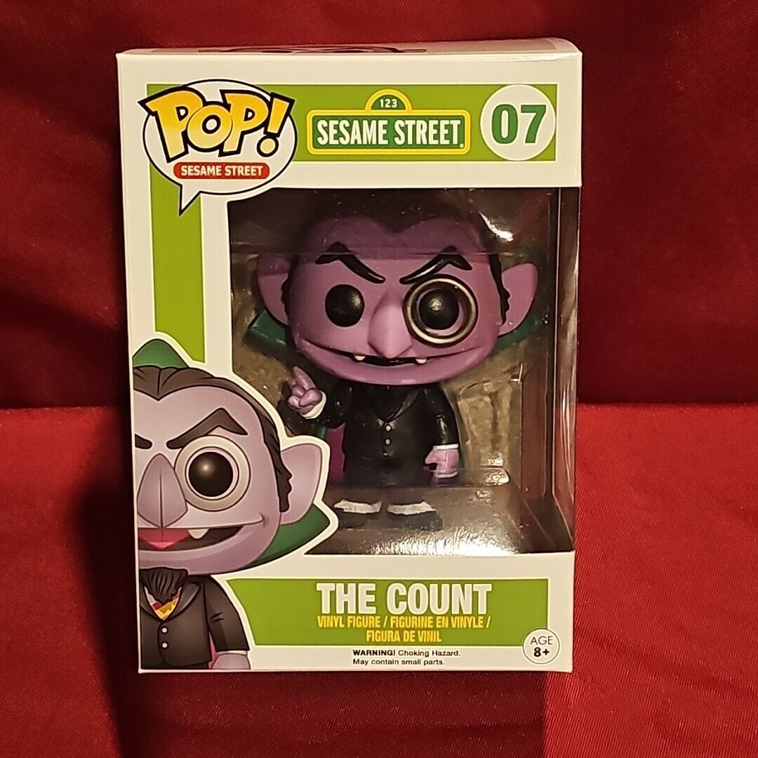 Funko POP Sesame Street: The Count #07 + Protector^^