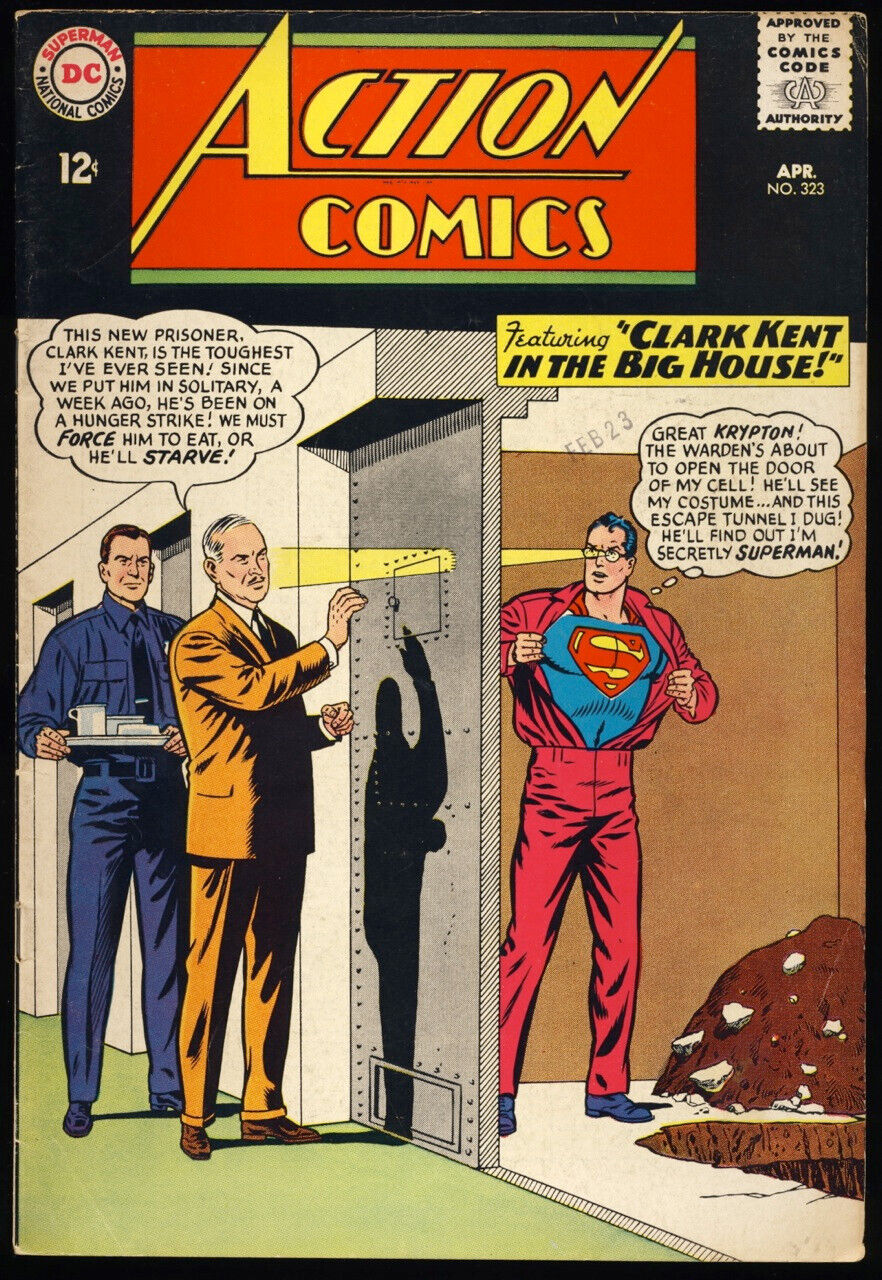 ACTION COMICS #323 1965 FN+ SUPERMAN \