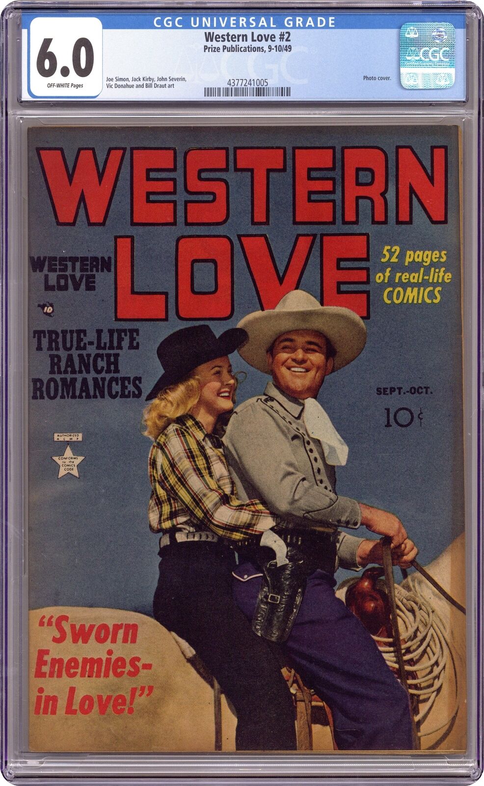 Western Love #2 CGC 6.0 1949 4377241005