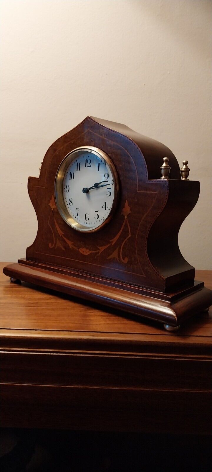 Edwardian Antique JAPY FRERES Mantle CLOCK IN EXCELLENT Condition WORKING ORDER.