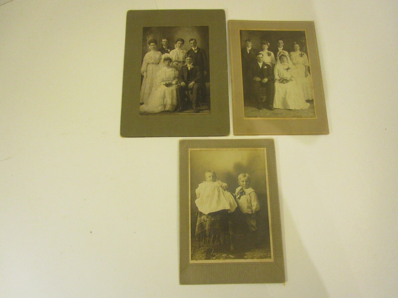 ANTIQUE FAMILY PORTRAITs PHOTO Early 1900\'s ?   GIESTER FAMILY  MINNESOTA