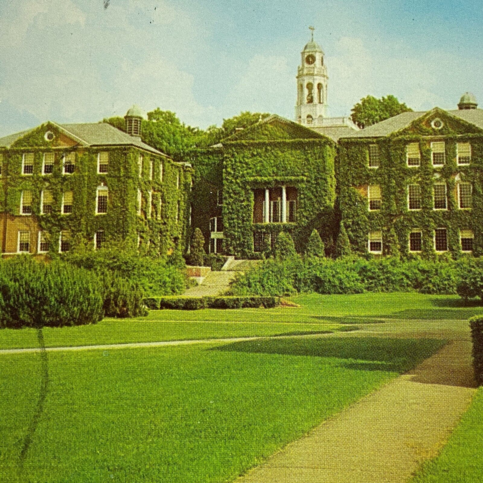 Exeter Academy NH New Hampshire Postcard Posted 1963 East Kingston